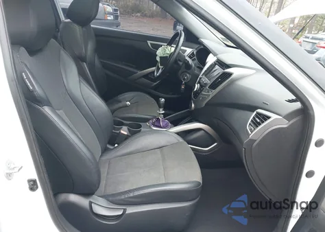 2013 Hyundai Veloster Base W/Black from USA, damaged, VIN KMHTC6AD7DU179382